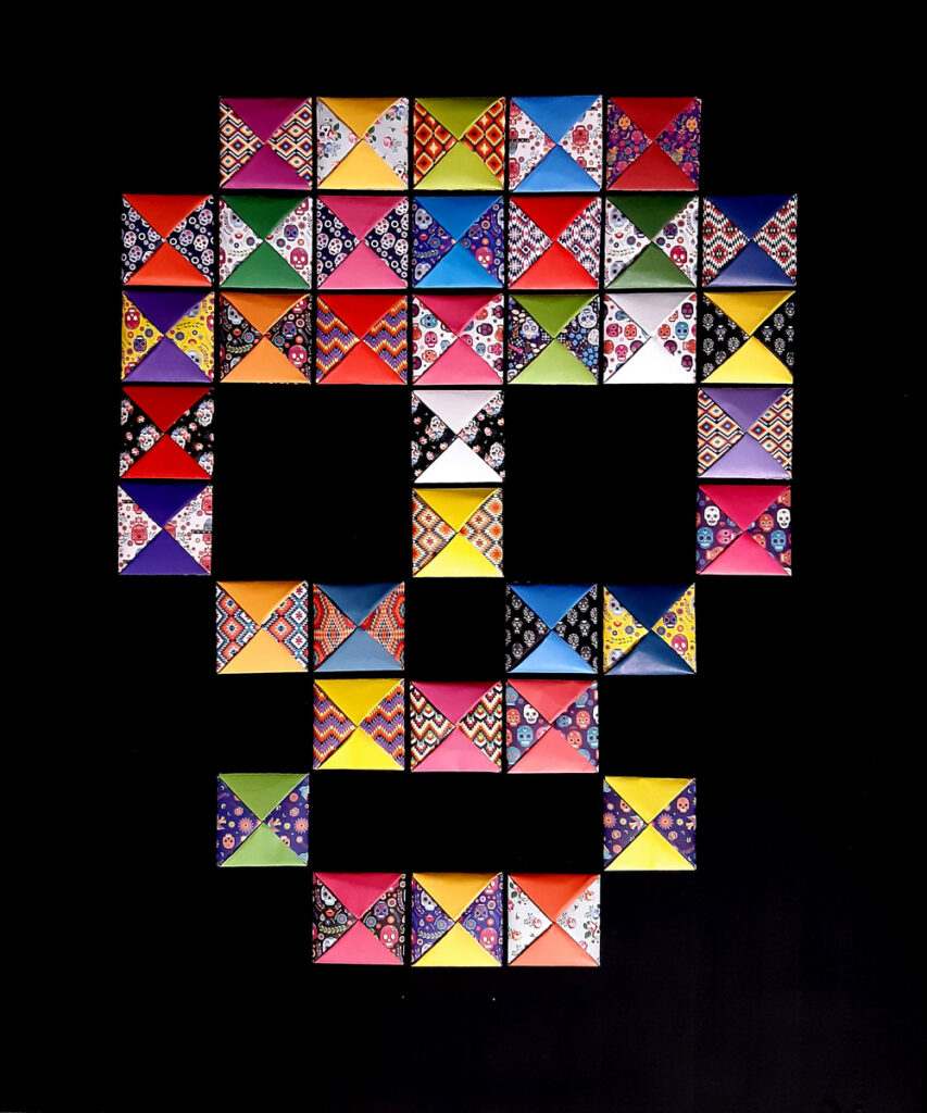 origami
tableau en pixel art